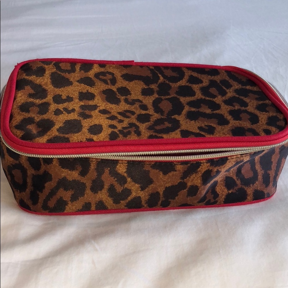 Nwot Leopard Print Makeup Case - image 3